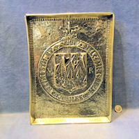 1887 Commemorative Brass Tray CC245