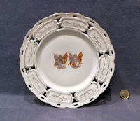 1902 Coronation Ribbon Plate, 2 available CC189