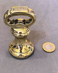 1lb Brass Shop Counter Weight W387