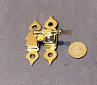 2 Piece Brass Cabinet Catch CK579