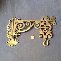2 Piece Brass Clockwork Spit Bracket SB34