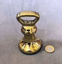 2lb Brass Shop Counter Weight W384