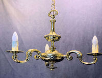 3 Branch Electric Light Fitting HL595