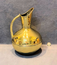 5 Pint Arts & Crafts Brass Water Jug J242