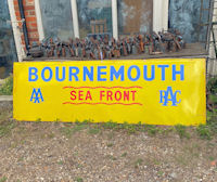 8ft Bournemouth Enamel Sign S407