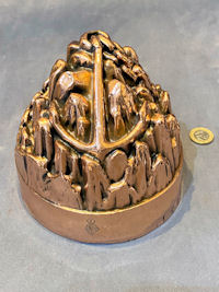 Anchor on Rocks Copper Jelly Mould JM414