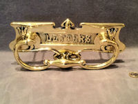 Art Nouveau Brass Letter Flap LF293