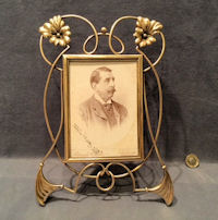 Art Nouveau Brass Photograph Frame 