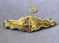 Ashton Keynes Saddler's Brass Name Plate HB211