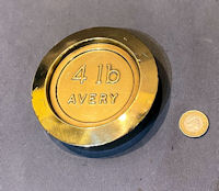 Avery 4lb Brass Weight W388