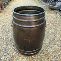 Bellied Copper Storage Tub