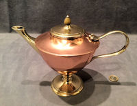 Benson Copper and Brass Teapot 