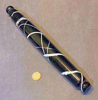 Black & White Glass Rolling Pin G27
