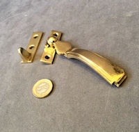 Reversible Brass Casement Window Catches, 3 available W456