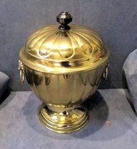 Brass Coal Vase