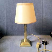 Brass Corinthian Column Electric Side Lamp SL420