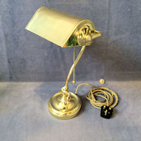 Brass Electric Desk Lamp