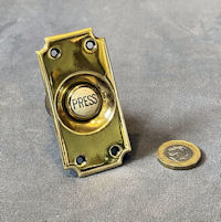 Brass Exterior Electric Bell Push EP557 