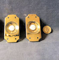 Brass Exterior Electric Bell Push, 2 matching available EP529