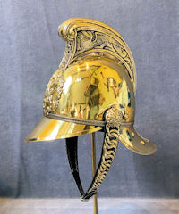 Brass Firemans Helmet FF100