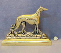 Brass Greyhound Mantel Ornament MO80