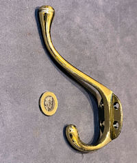 Brass Hat & Coat Hook CH170