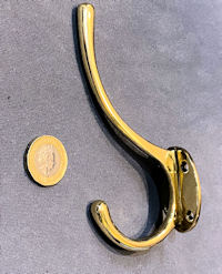 Brass Hat & Coat Hook CH91