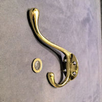 Brass Hat and Coat Hook, 2 matching available CH946