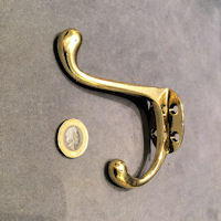 Brass Hat and Coat Hook CH948