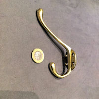 Brass Hat and Coat Hook, 3 available CH956