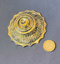 Brass Interior Electric Bell Push EP582