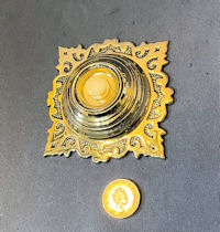 Brass Interior Electric Bell Push EP583