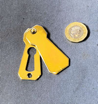 Brass Keyhole with Cover KC583