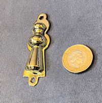 Brass Keyhole with Cover KC596