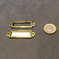 Brass Label Frames, 2 available LF18