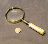 Brass Magnifying Glass MG19