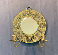 Brass Mirror Wall Sconce M215