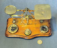 Brass Postal Scales & Weights PS87