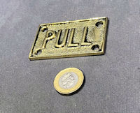Brass Pull Plaque NP424