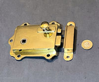 Brass Rim Lock Latch DL117