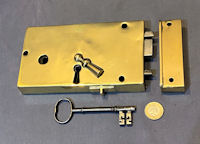 Brass Rim Lock RL1013