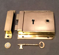 Brass Rim Lock RL662