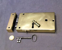 Brass Rim Lock RL784