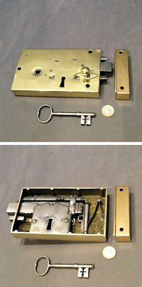 Brass Rim Lock RL826
