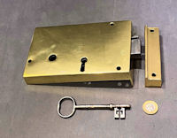 Brass Rim Lock RL858