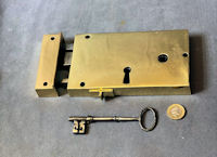 Brass Rim Lock RL864