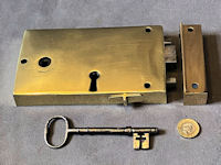 Brass Rim Lock RL866