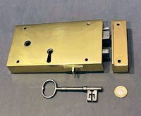 Brass Rim Lock RL869
