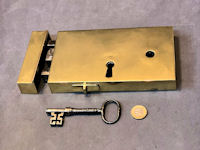 Brass Rim Lock RL903