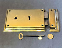 Brass Rim Lock RL918C